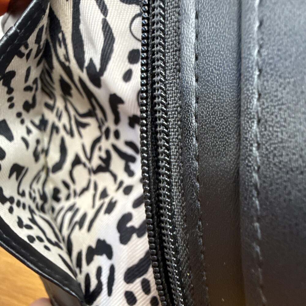 Jessica Simpson Python Print Small Wallet Keychain Black NWOT - Picture 14 of 16